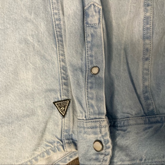 Guess Large Denim Shirt - Picture 3 of 7
